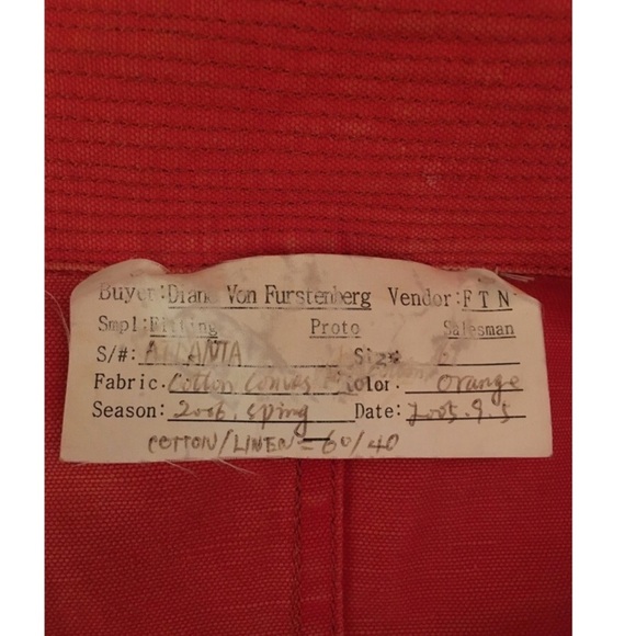 DVF Fall Linen Jacket - Sample - Picture 4 of 4